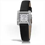 Juwelis Elevo Damenuhr JWS6005LBKTX mit 42 Diamanten
