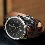 Astboerg Argentum Herrenuhr AT925SBL Silberuhr