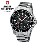 Swiss Military by Chrono Herrenuhr 20084ST-1M Chronograph