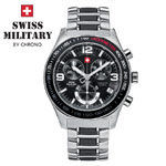 Swiss Military by Chrono Herrenuhr 20074ST-1MBK Chronograph