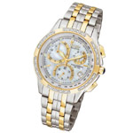 Citizen Elegant Damenuhr FB1144-50D Chronograph mit 24 Diamanten