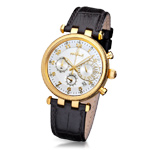 Juwelis Zeus Diamond Herrenuhr JW7217GW Chronograph Diamanten