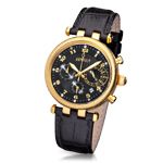 Juwelis Zeus Diamond Herrenuhr JW7217GS Chronograph Diamanten