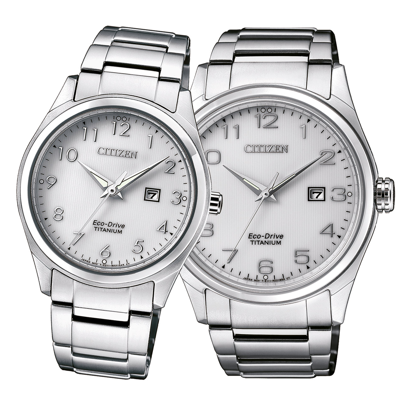 Citizen Super Titanium Partner-Uhren-Set EW2470-87A,BM7360-82A ...